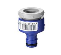 Tatay Racor de Grifo Hembra 3/4" - 1/2" Top Line, Conector Universal, Protección Solar, Fácil Instalación, Azul
