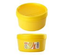 TATAY - Recipiente Porta Fruta de 0.5L con Cierre de Rosca. Amarillo