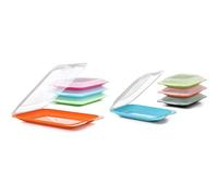 Tatay Set de 4 Unidades Porta Embutidos y Alimento Fresh, Libre de BPA, Reutilizables, Apilables & Set de 4 Porta Embutidos y Alimentos Fresh MINI, Libre de BPA, Reutilizables, Apilables
