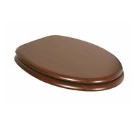 TATAY Tapa WC Fibra de Madera | Tapa de Vater Elegante con Gran Resistencia | Fácil Montaje y Larga Duración | Tornillos Incuidos | Forma Ovalada - Modelo Nature - Madera