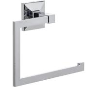 TATAY TOALLERO BAÑO ARO FIJACION CON Y SIN TORNILLO ICONIK CROMADO Completa tu baño con este moderno toallero de pared. Diseño elegante y funcional.