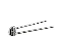 Tatay Toallero para baño Colección Martins – Doble barra móvil, Acero inoxidable, 38 cm