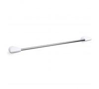 Tatay Toallero Grande, 60 cm, INOX/Zamak, Blanco, Talla única