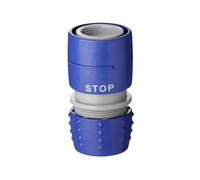 TATAY Top Line - Conector Rápido Stop Universal para Mangueras de 1/2" y 5/8" Anti UV