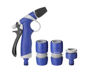 TATAY Top Line - Juego Universal de Conectores y Pistola 2P Mangueras de 1/2" y 5/8"