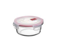 Tatay Tupper cristal Cook & Eat - 0,6 L, borosilicato, tapa hermética con válvula, rojo