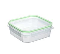 Tatay Tupper Hermético 1,3L Clip Safe | Tapa con Clip | Recipientes Herméticos Para Alimentos | Apto Microondas, Lavavajillas, Nevera, Congelador | Plástico Libre de BPA | 10,8x10,8x6,6 cm, Rojo