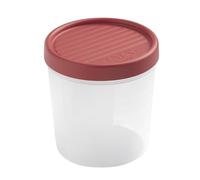 Tatay Tupper Hermético 1L Twist | Tapa de Rosca | Recipientes Herméticos Para Alimentos | Apto Microondas, Lavavajillas, Nevera, Congelador | Plástico Libre de BPA | 12x12x12,5 cm, Rojo