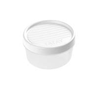 Tatay Tupper hermético Twist 0,5 L – Tapa rosca, sin BPA, apto microondas, blanco