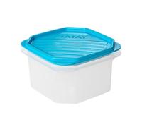 Tatay Tupper hermético Top Flex 0,6L – Tapa a presión, apto microondas y lavavajillas – Azul