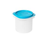 Tatay Tupper Hermético 0,3L Top Flex | Tapa a Presión | Recipientes Herméticos Para Alimentos | Apto Microondas, Lavavajillas, Nevera, Congelador | Plástico Libre de BPA | 8,7x8,7x8,5 cm, Azul