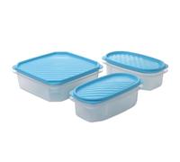 Tatay Tupper Hermético Top Flex Cierre Hermético Set de 3: 1x1,3L 2x0,5L