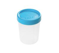 Tatay Tupper Hermético 0,4L Twist | Tapa de Rosca | Recipientes Herméticos Para Alimentos | Apto Microondas, Lavavajillas, Nevera, Congelador | Plástico Libre de BPA | 8,5x8,5x11,1 cm, Azul