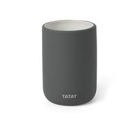 Tatay Vaso para Cepillos 7,4x7,4x10,5 cm Cerámica Resistente Libre de BPA