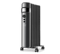 Taurus Alpatec Connect 1500 - Radiador de aceite inteligente, Wifi, APP, Controles por voz, 1500W, 3 intensidades, temperatura ajustable, modo ECO, ruedas, programable, 8 elementos, hasta 15m2