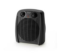 Taurus - Calefactor New Gobi | 2000W | 2 niveles de calor | Función ventilador | Termostato regulable | Protección térmica | Piloto luminoso | Asa de transporte | Negro