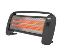 Taurus - Estufa de cuarzo PR-2 Slim | 1200W | 2 potencias | Placa reflectora efecto espejo | Protector térmico | Superficies hasta 12m² | Dispositivo antivuelco | Asa de transporte | Silencioso