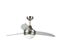 Taurus Fresko 3B - Ventilador de techo con luz | 3 aspas | 120 cm de diámetro | control remoto | Posición verano/invierno | temporizador | lámpara de 60W | motor 100% cobre | silencioso