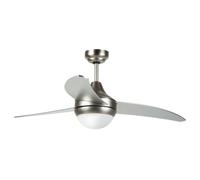 Taurus Fresko 3B - Ventilador de techo con luz, 3 aspas, 120 cm de diámetro, control remoto, temporizador, lámpara de 60W, posición verano/invierno, motor 100% cobre, silencioso