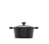 Taurus Great Moments Cazuela 20 - Cazuela de aluminio fundido. 20 cm diámetro. mango ergonómico. apta para todo tipo de fuegos. recubrimiento antiadherente. apta para lavavajillas. libre PFOA. negro