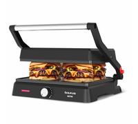Taurus Grill BISTRO 2 en 1 968148000 – 2600W, apertura 180º, base antideslizante, negro