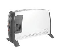Taurus - Radiador convector Clima Turbo 2000 | 2000W | 3 intensidades de calor + Turbo | Termostato Ajustable | Superficies hasta 20m² | Patas incluidas | Asa de transporte