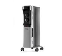 Taurus Radiador de aceite Alpatec New Dakar 1500W 7 elementos, termostato, temporizador, gris