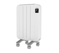 Taurus - Radiador Eléctrico Nepal 1000, 1000W, Bajo Consumo, 4 Elementos, 4 Modos, Termostato Regulable, Temporizador, Protección Sobrecalentamiento, Pantalla LCD, Silencioso, Pared o Pie