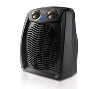 Taurus Tropicano 2400 Calefactor, termoventilador, 2 potencias de calor + ventilador, 2400W, asa de transporte, termostato ajustable, silencioso, diseño negro