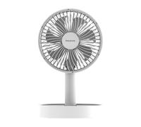 Taurus Ventilador Portátil Plegable Oscilante | Ventilador Inalámbrico 24h Autonomía con Motor BLDC Ultrasilencioso | Altura Ajustable, USB-C, 4 Velocidades, para Escritorio, Hogar