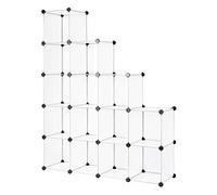 tavora Modular Armario Sistema de estantería Zapatero, 16 Compartimentos 30x30 cm