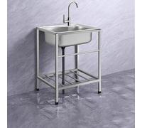 TAXXII Fregadero portátil de Acero Inoxidable para Exteriores con Grifo, Ideal para Acampar, la Cocina, el Garaje y la lavandería.
