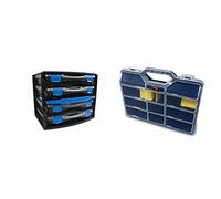 Tayg 301551 Multibox con 4 estuches con separadores móviles 22, 335 x 250 x 275 mm + - Estuche con separadores moviles n.45