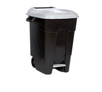 Tayg Contenedor de Residuos 421006 Eco con pedal Gris 100 L