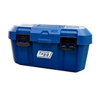 Tayg Caja Herramientas 46 Azul - Estuche y Bandeja Interior Extraíbles, Cierres Metálicos en Acero, Tapa con cajones, Soporta hasta 120 kg, Caja Herramientas Vacia Polipropileno, 500 x 279 x 254 mm