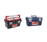 Tayg Caja Herramientas N. 500-E, 500 X 295 X 270 Mm + 16 Caja Herramienta Plástico, Azul/Rojo, 500 X 258 X 255 Mm