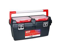 Tayg Caja herramientas plástico aluminio n. 600, negro, 600 x 305 x 295 mm