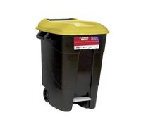 Tayg Contenedor de Residuos con Pedal 100L Amarillo