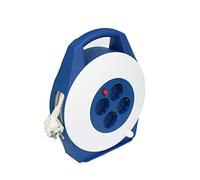Tayg Enrollacable alargador extensible, blanco/azul, 15 m