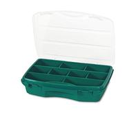Tayg Estuche con separadores fijos n. 20-9, verde, 190 x 150 x 42 mm