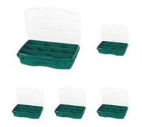 Tayg Estuche con separadores fijos n. 20-9, verde, 190 x 150 x 42 mm. (Paquete de 5)