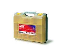 Tayg Maleta para herramienta eléctrica n. 42, Verde, Transparente, Amarillo, 385 x 330 x 130 mm