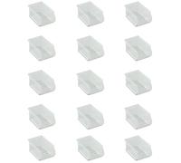 Tayg Pack 15 Gavetas de Plastico Apilables nº52 - Organizador de Tornillos, Cajones, Caja de Almacenamiento, Cubetas de Plastico Rectangulares, 23,6x16x13 cm