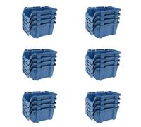 Tayg Pack 24 Gavetas de Plastico Encajables y Apilables nº51 - Organizador de Tornillos, Cajones, Caja de Almacenamiento, Cubetas de Plastico Rectangulares, 17x10,7x8 cm