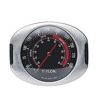 Taylor Pro Termómetro para Horno, Indicador de Temperatura Preciso, adecuado para Cocinar u Hornear, Acero Inoxidable Gris