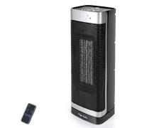 Taylor Swoden Fiery Pro - Calefactor cerámico PTC, 2000W con mando a distancia, pantalla LED, temporizador 24H, oscilante 70º, 3 velocidades y modo ECO. Calentamiento rápido dormitorios, despachos etc