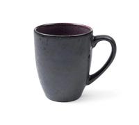 Taza, 300 ml, negro/morado, gres, Bitz