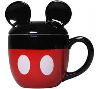 Taza 3D Con Tapa Cuerpo Mickey Mouse Disney 425 mls