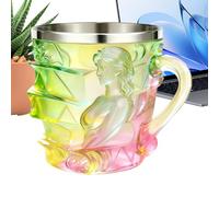 Taza 3D de Libro Taza Coloreada De Diseño Femenino Con Asa 150 ml