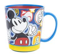 Taza antivuelco de plástico 410 ml de Mickey Mouse